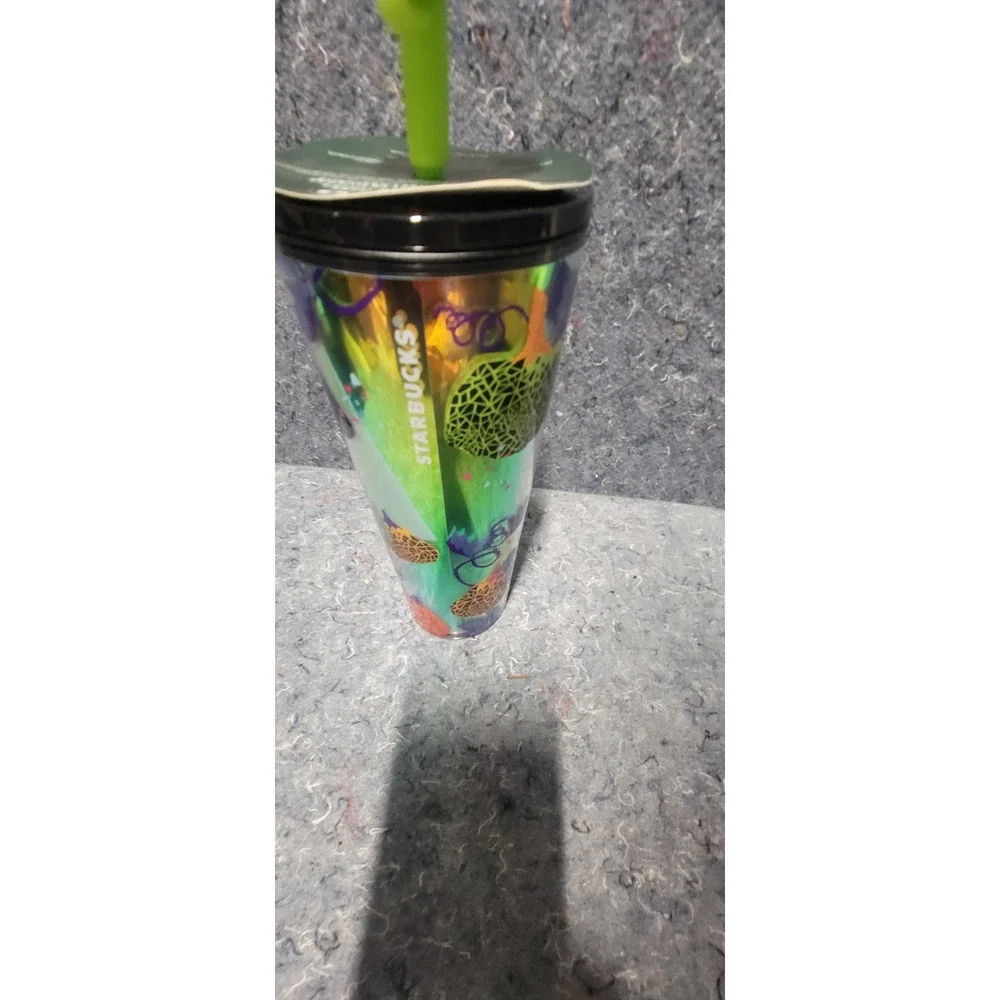 Starbucks 2024 Limited Edition‎ UFO Theme Mushroom Top Tumbler Glow In The Dark